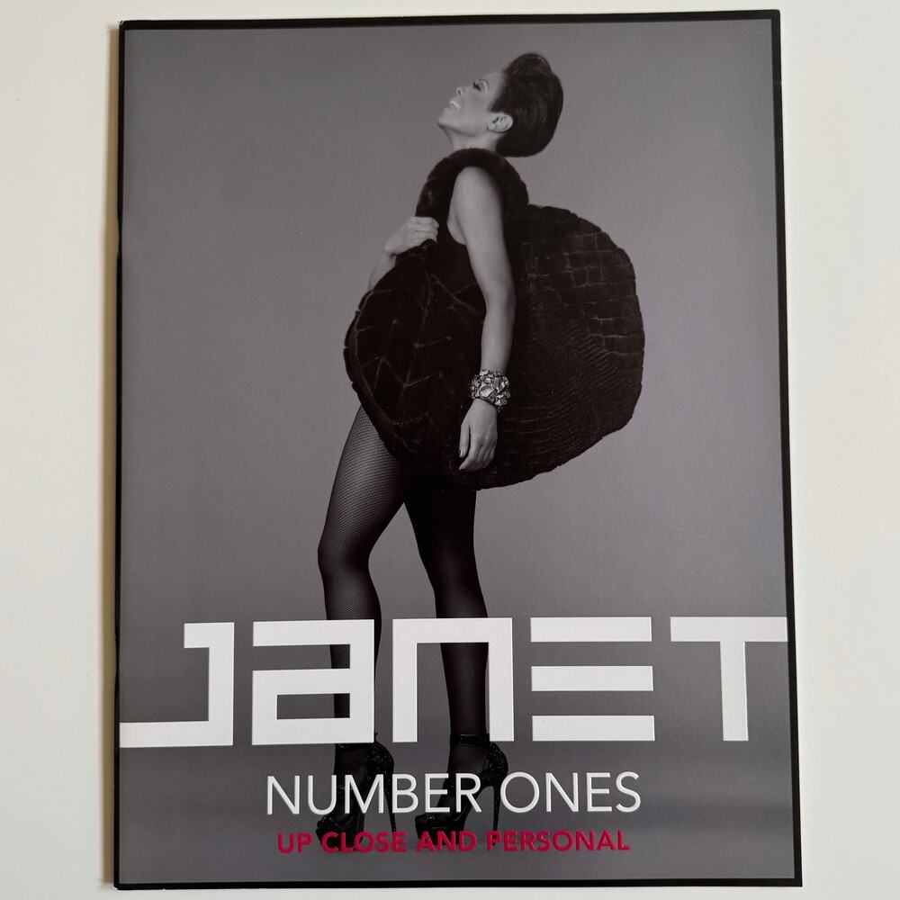 Janet Jackson Number Ones Up Close and Personal Tour Concert Program Book Photo